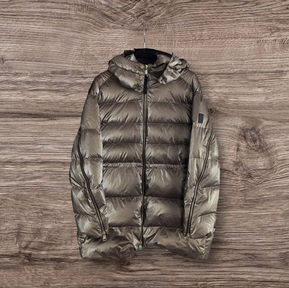 Athleta Alicia Keys Golden Aura Down Puffer Jacket - Picture 5 of 8